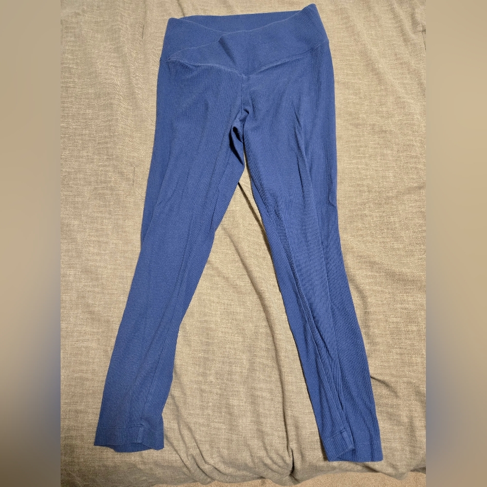 Old Navy Blue Textured Leggings